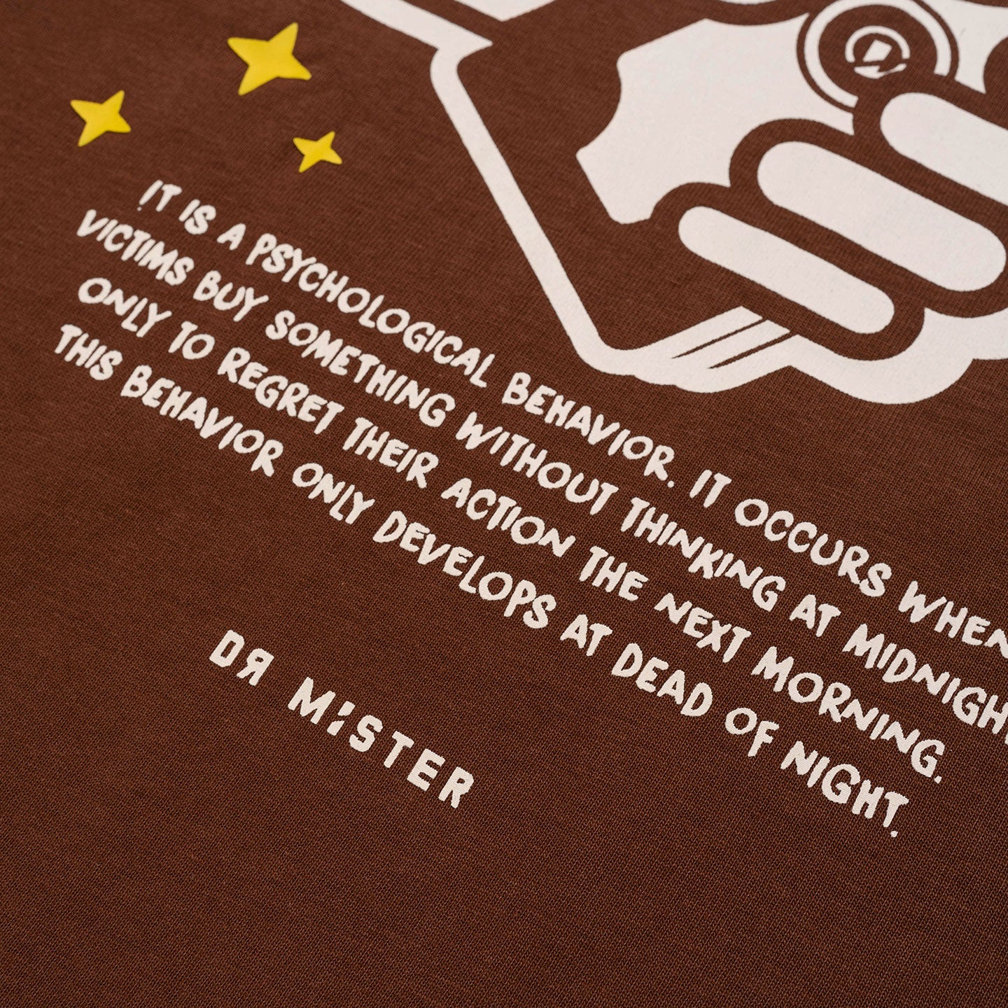 Money Taken Broad Tee - Walnut Brown