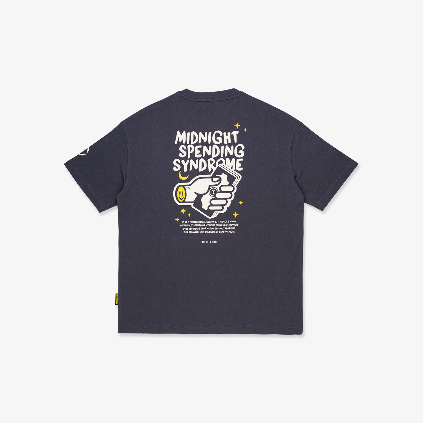 Money Taken Broad Tee - Cool Grey