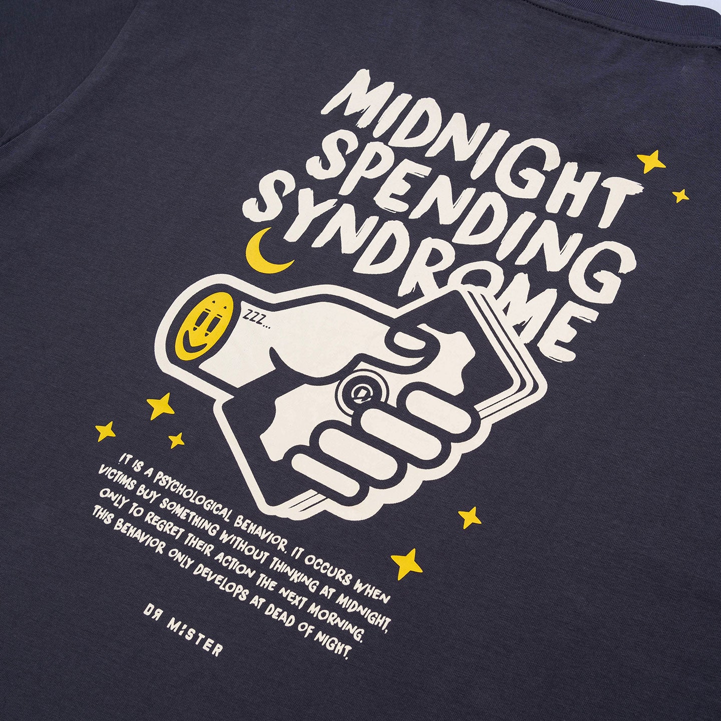 Money Taken Broad Tee - Cool Grey