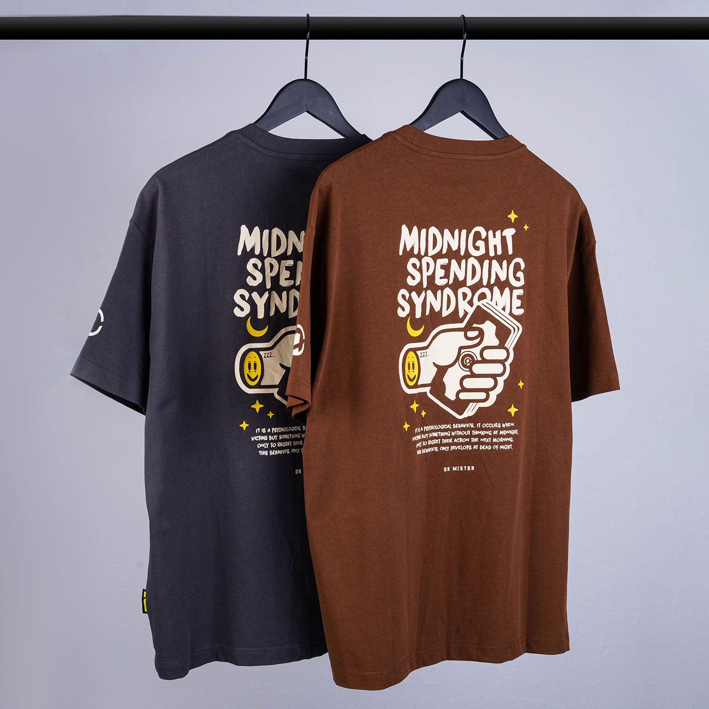 Money Taken Broad Tee - Cool Grey