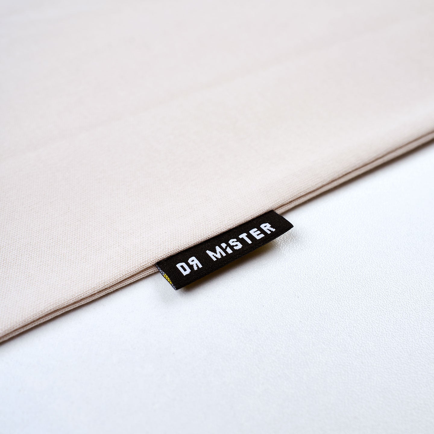 College Oversized Tee - Beige