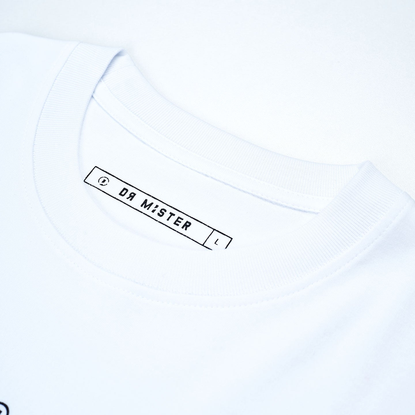 College Oversized Tee - White