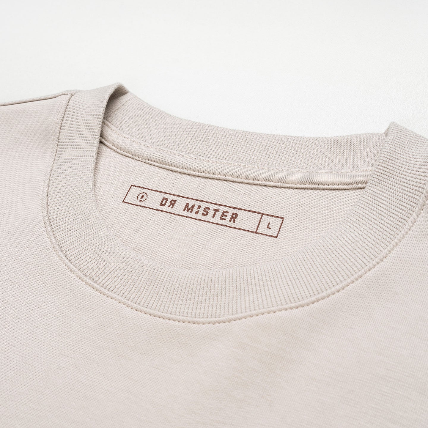 Nothing Matters Heavy Broad Tee - Beige