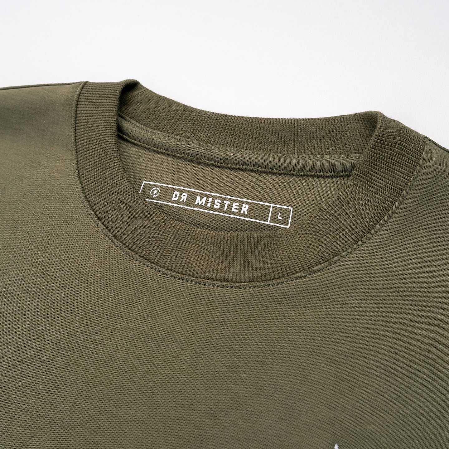 Nothing Matters Heavy Broad Tee - Olive Green