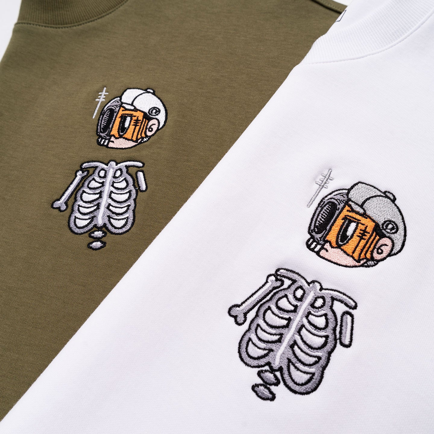 Nothing Matters Heavy Broad Tee - Olive Green