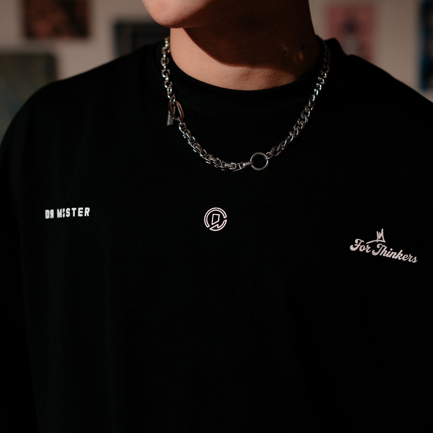 Only Mortal Tee - Black