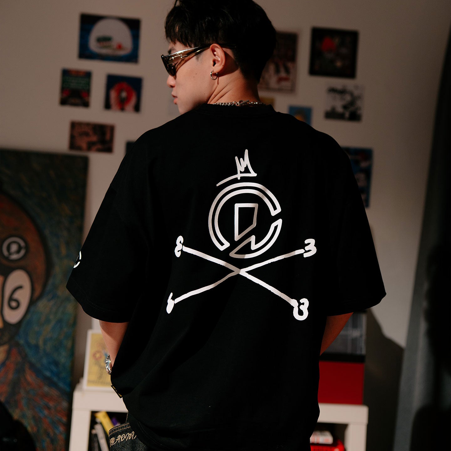 Only Mortal Tee - Black