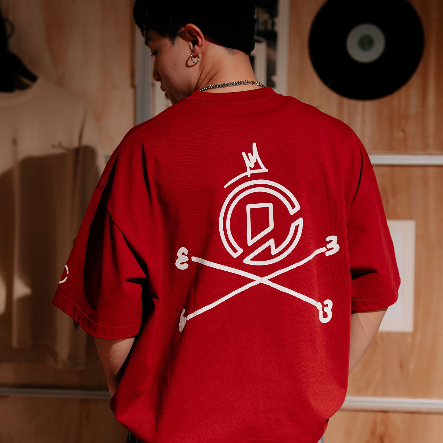 Only Mortal Tee - Wine Red