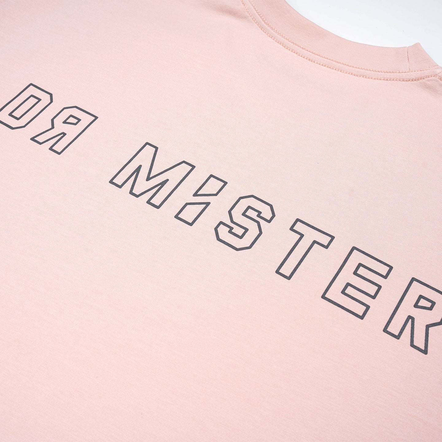 Outline Logo Tee - Faded Pink