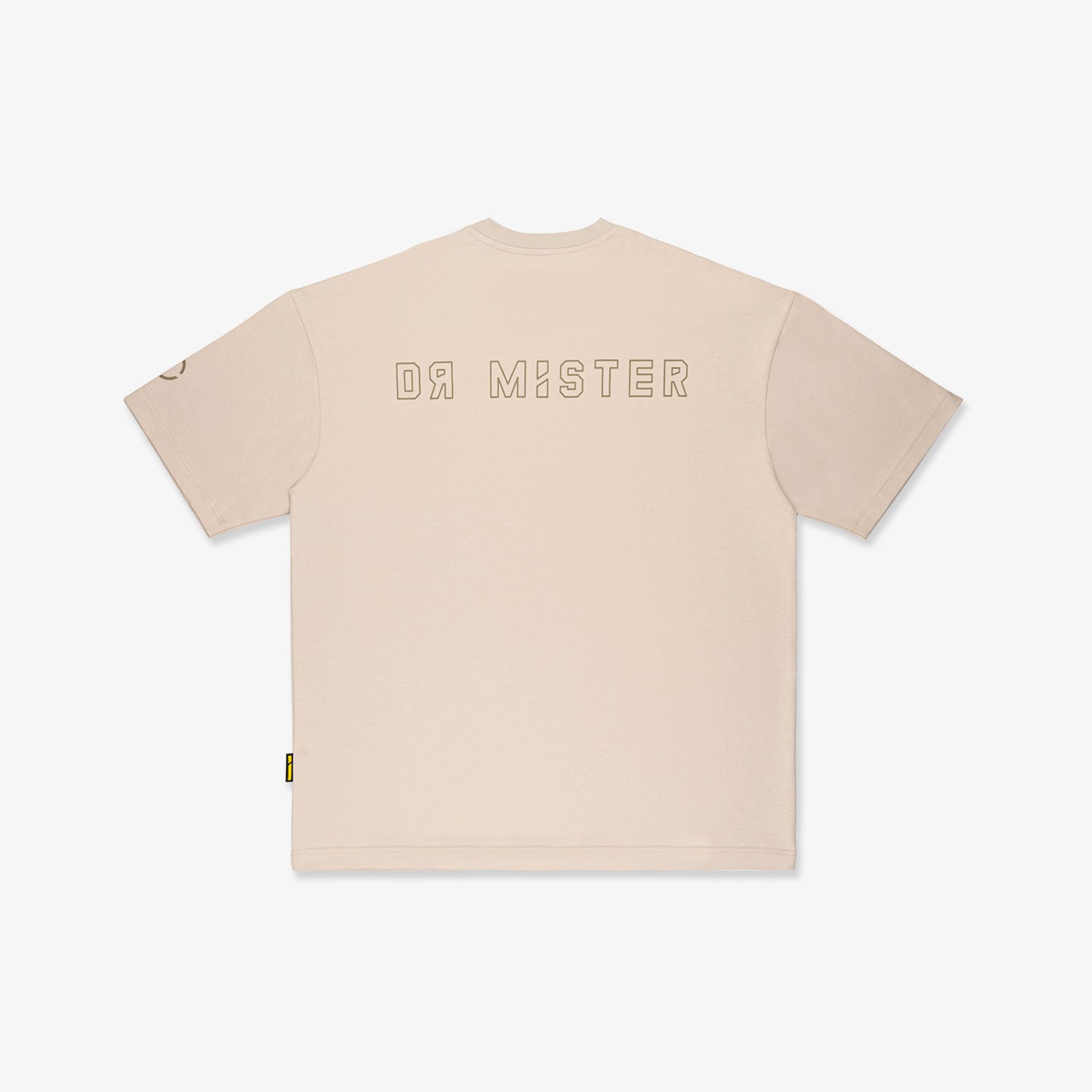 Outline Logo Broad Tee - Beige