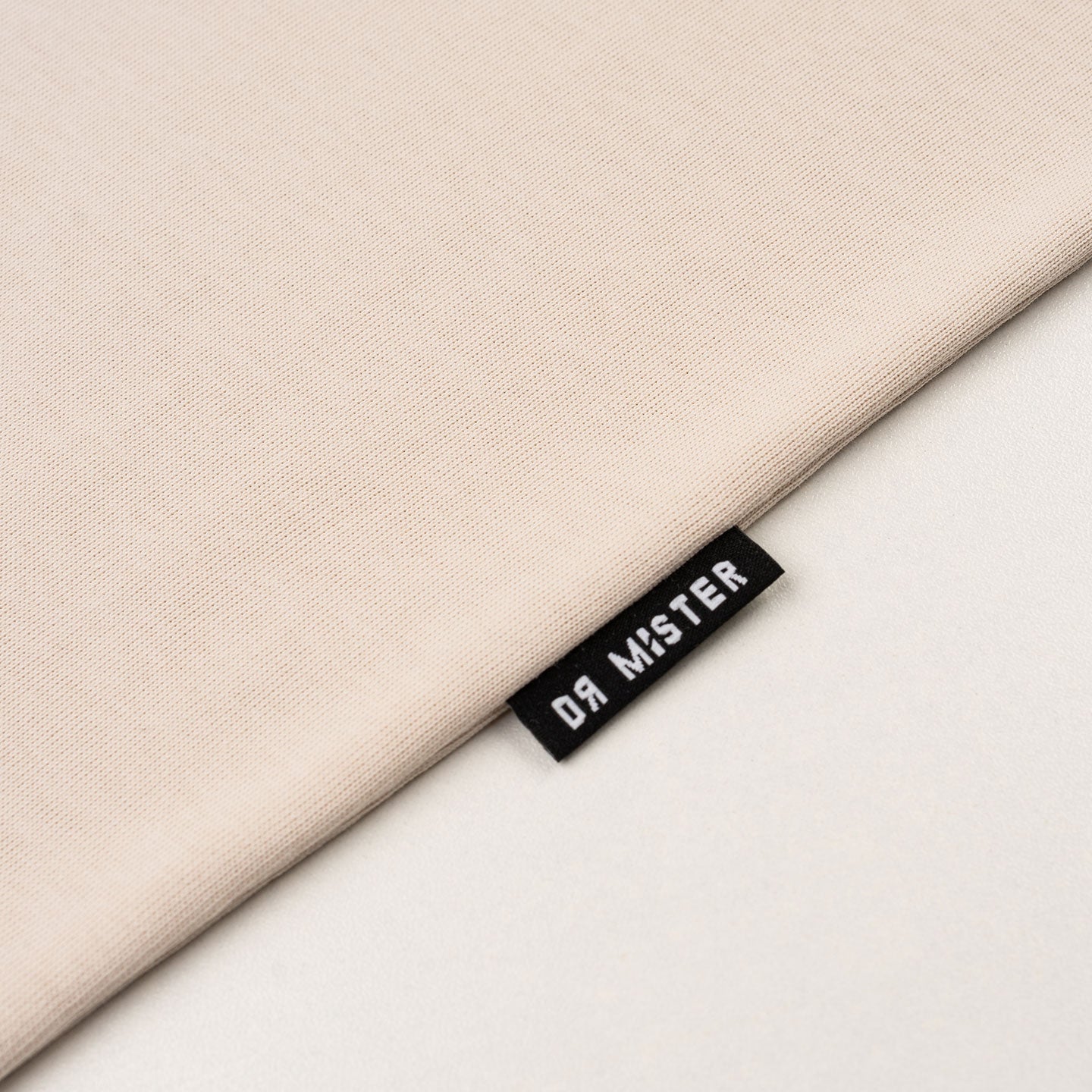 Outline Logo Broad Tee - Beige