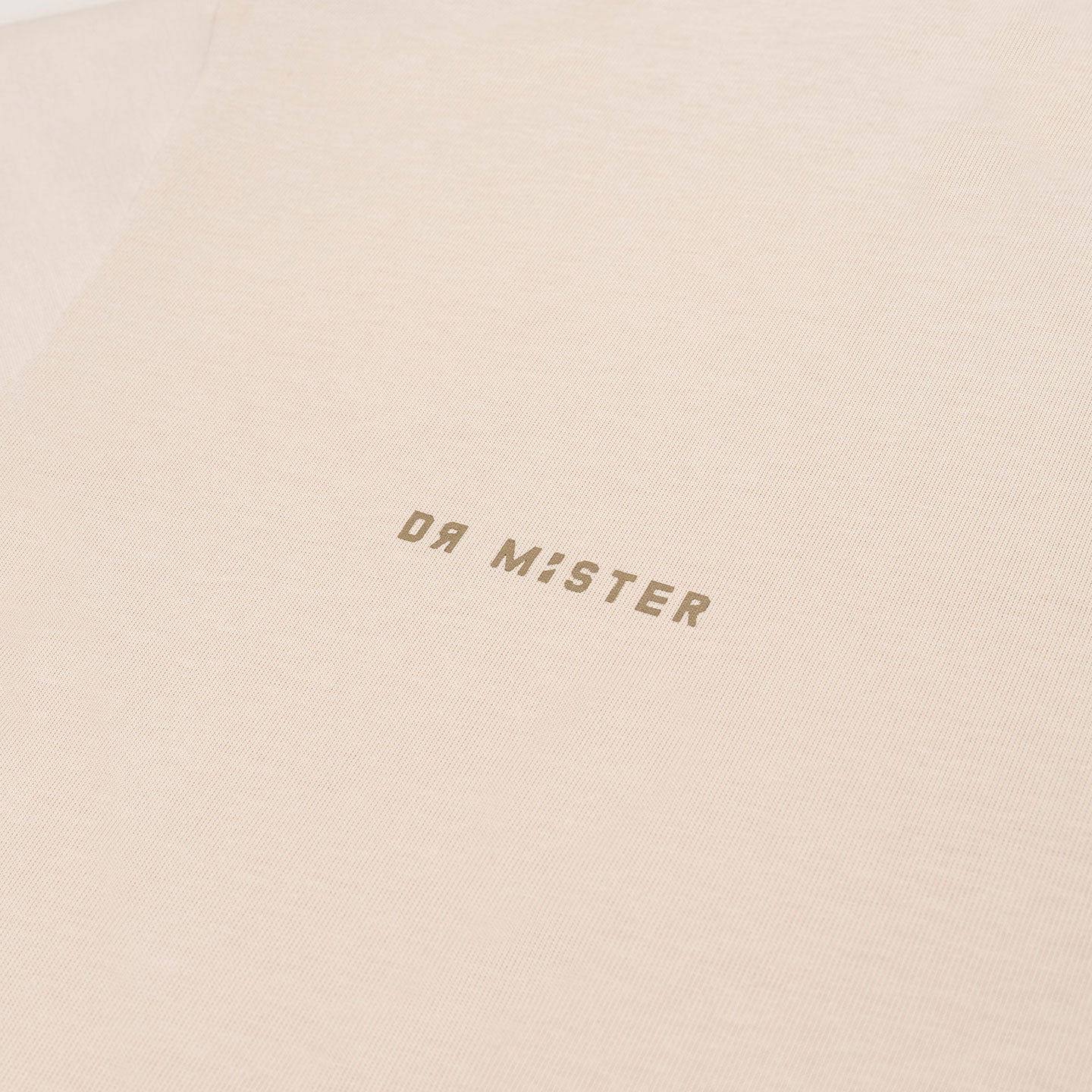 Outline Logo Broad Tee - Beige