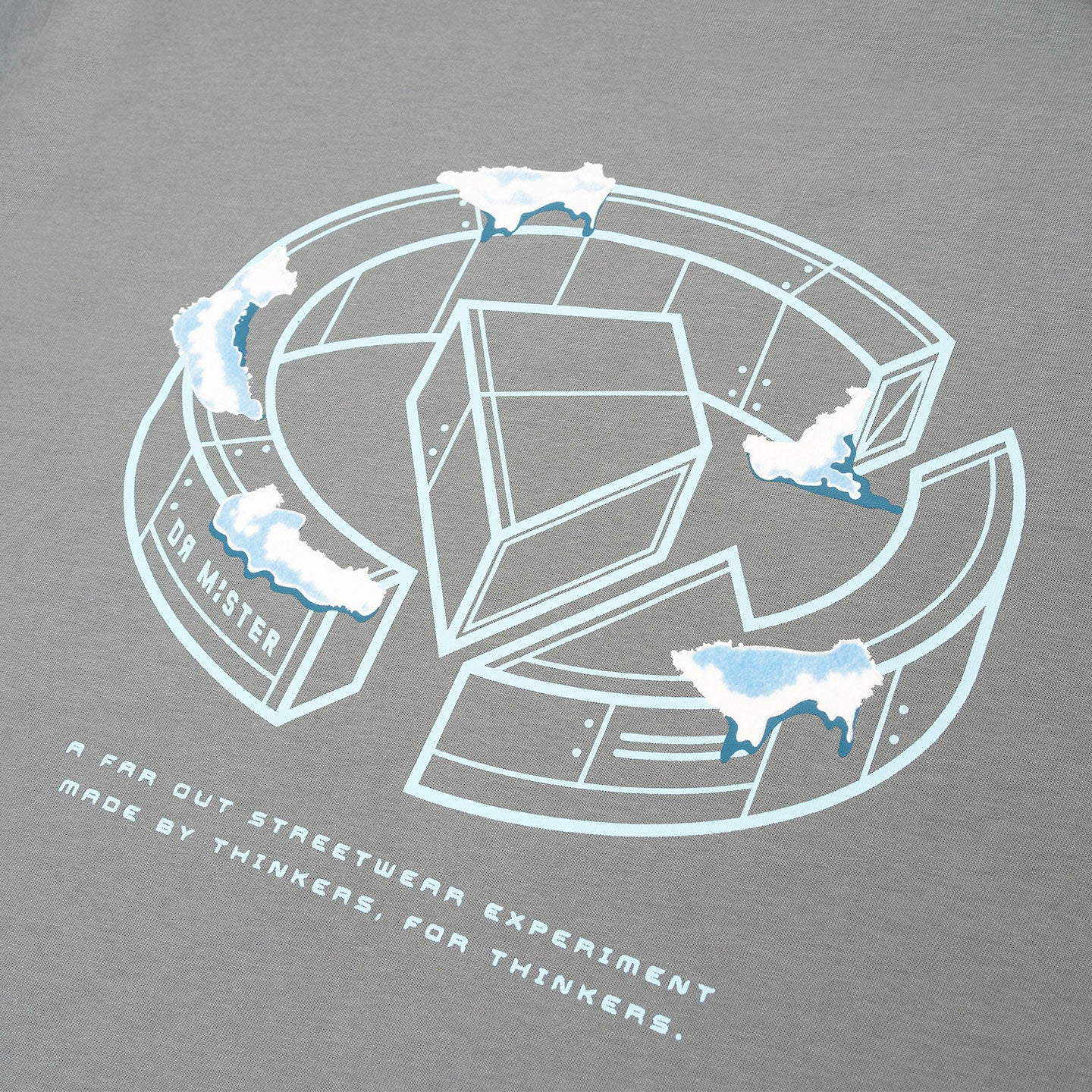 Perpetual Campus Broad Tee - Light Grey