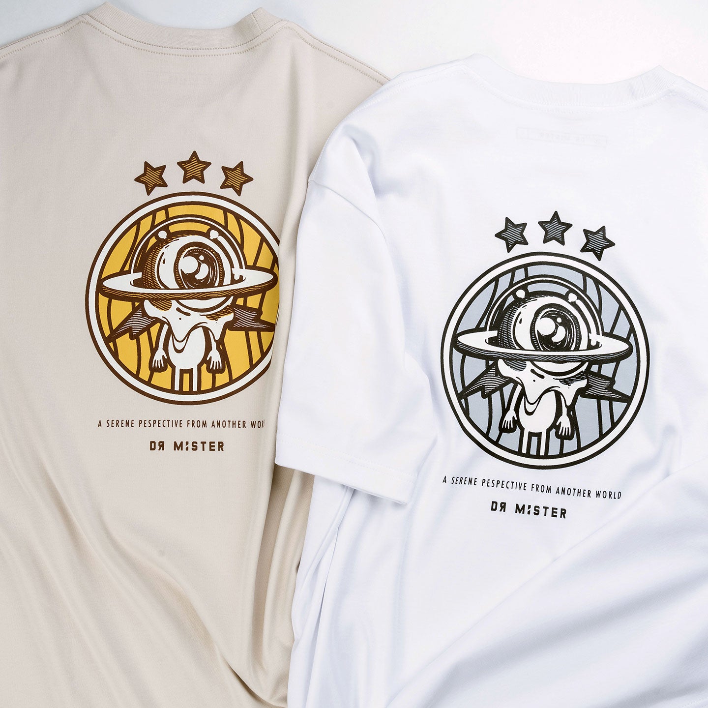 Perspective Oversized Tee - White