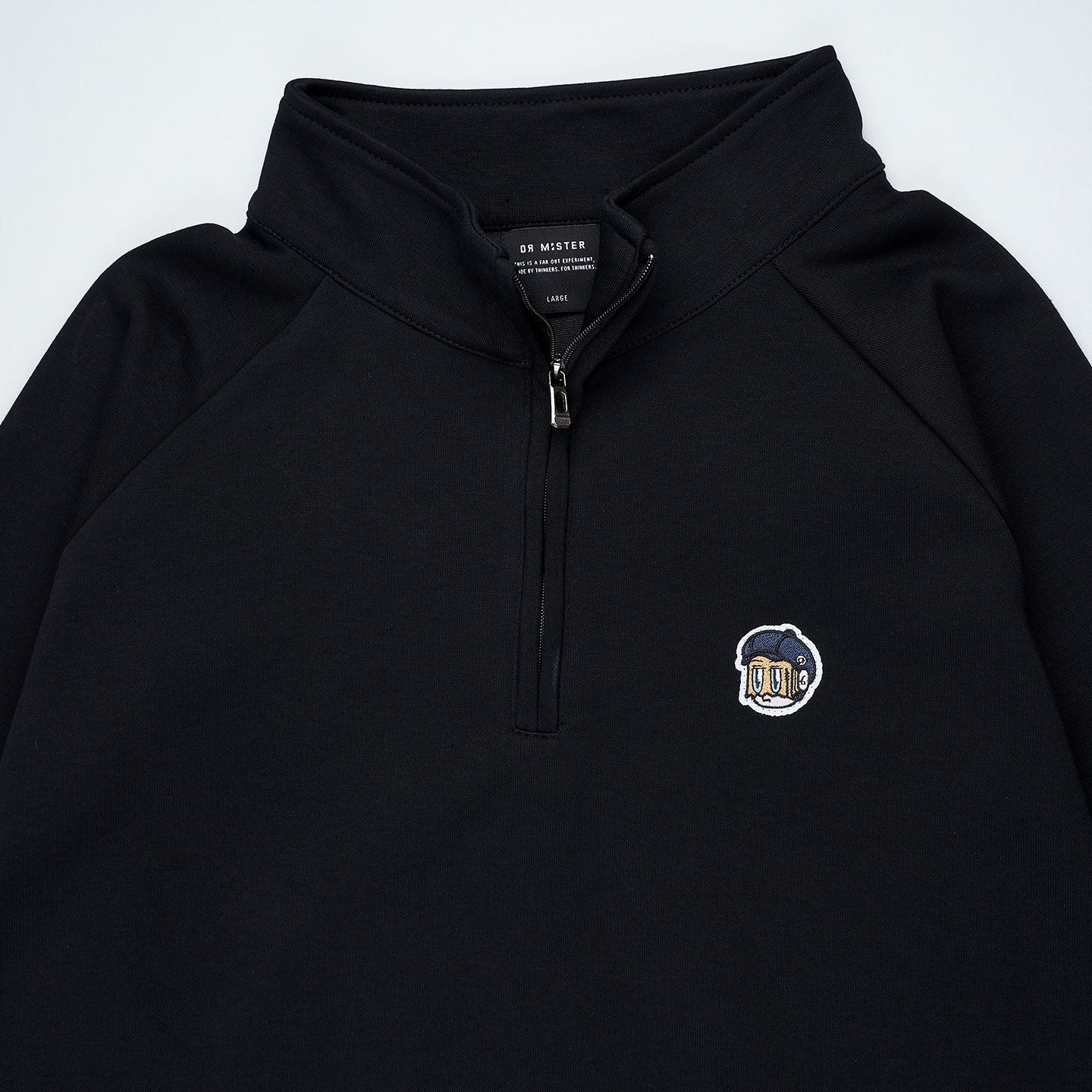 Primitive Half Zip Sweatshirt - Black