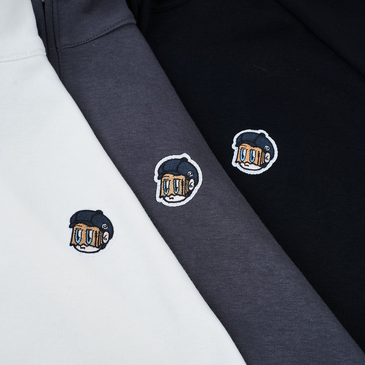 Primitive Half Zip Sweatshirt - White