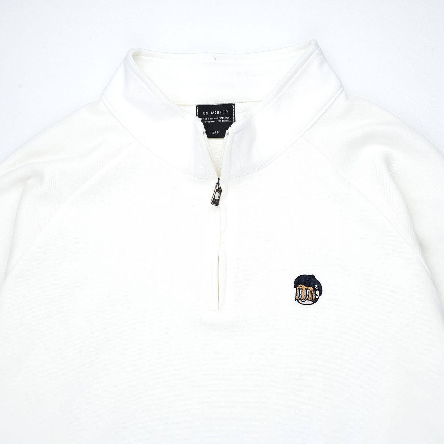 Primitive Half Zip Sweatshirt - White