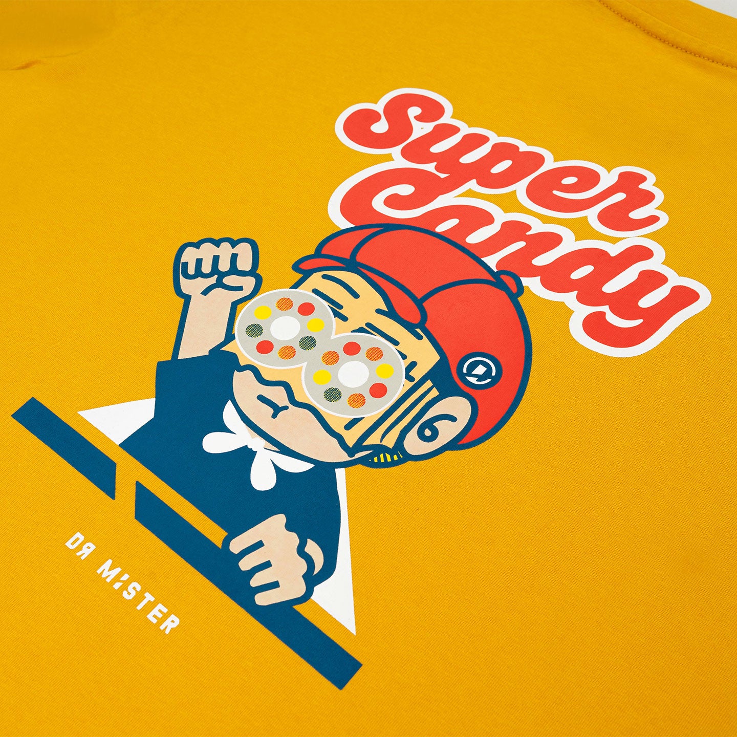 Super Candy Broad Tee - Amber Yellow