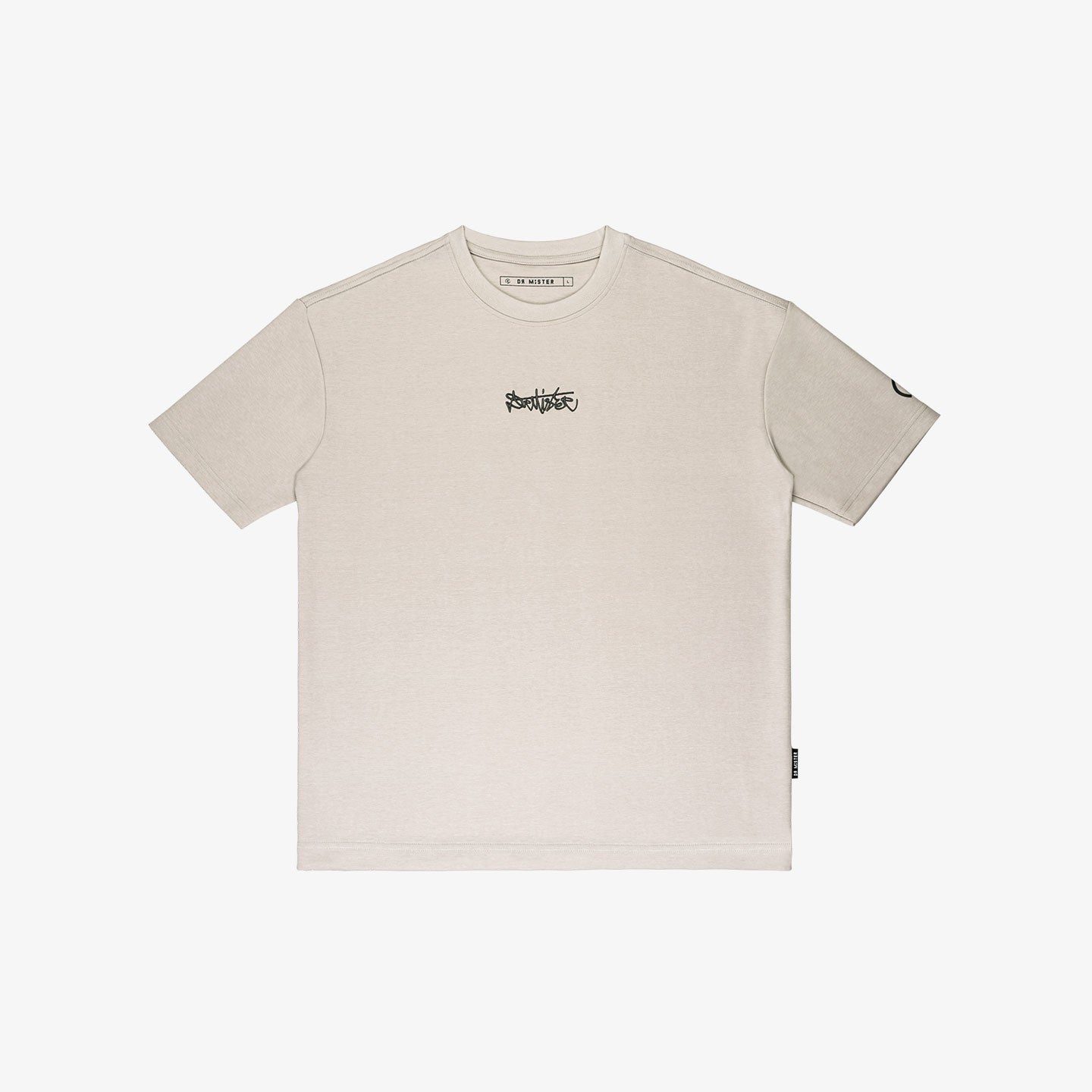 Signature Motif Broad Tee - Bone Beige