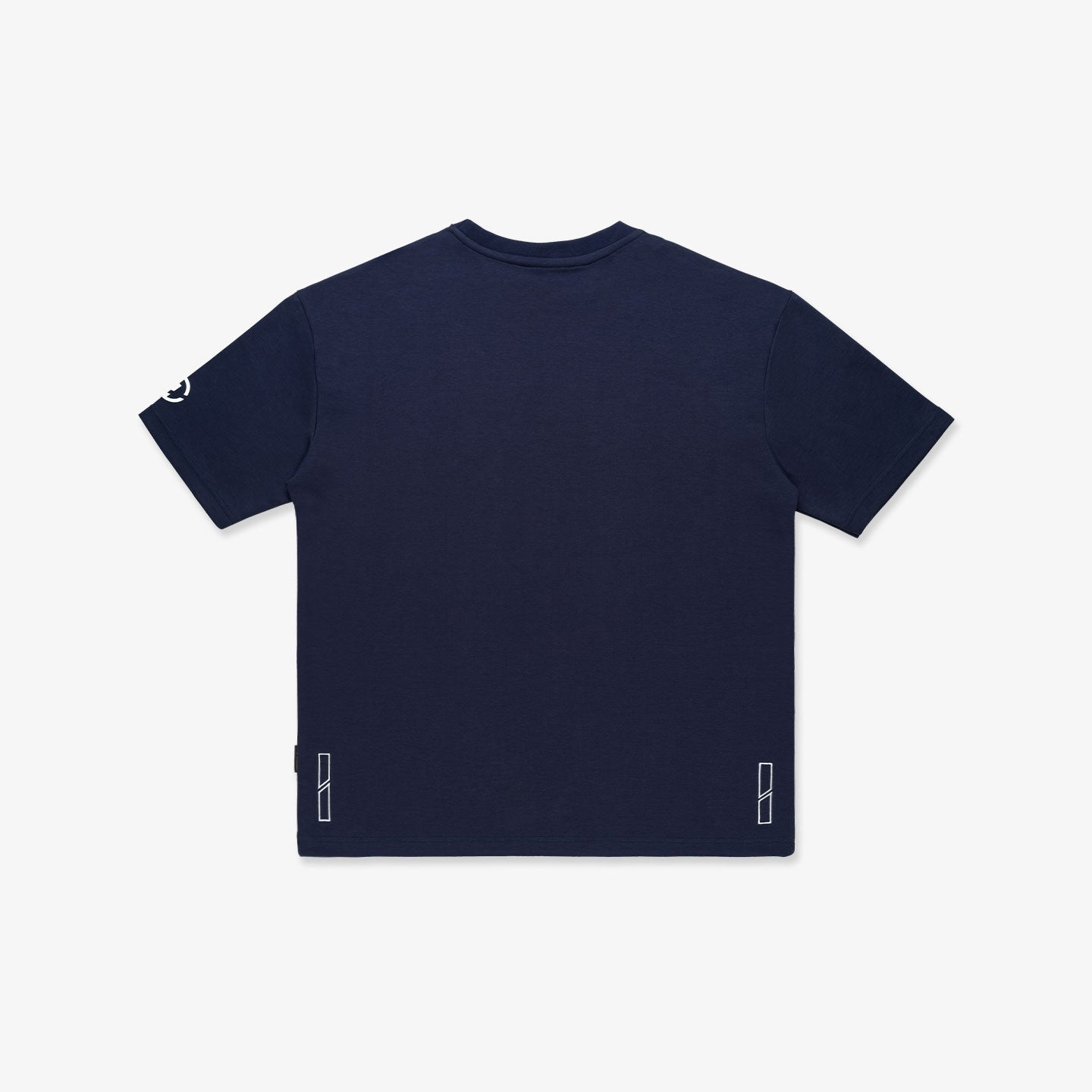 Signature Motif Broad Tee - Navy Blue