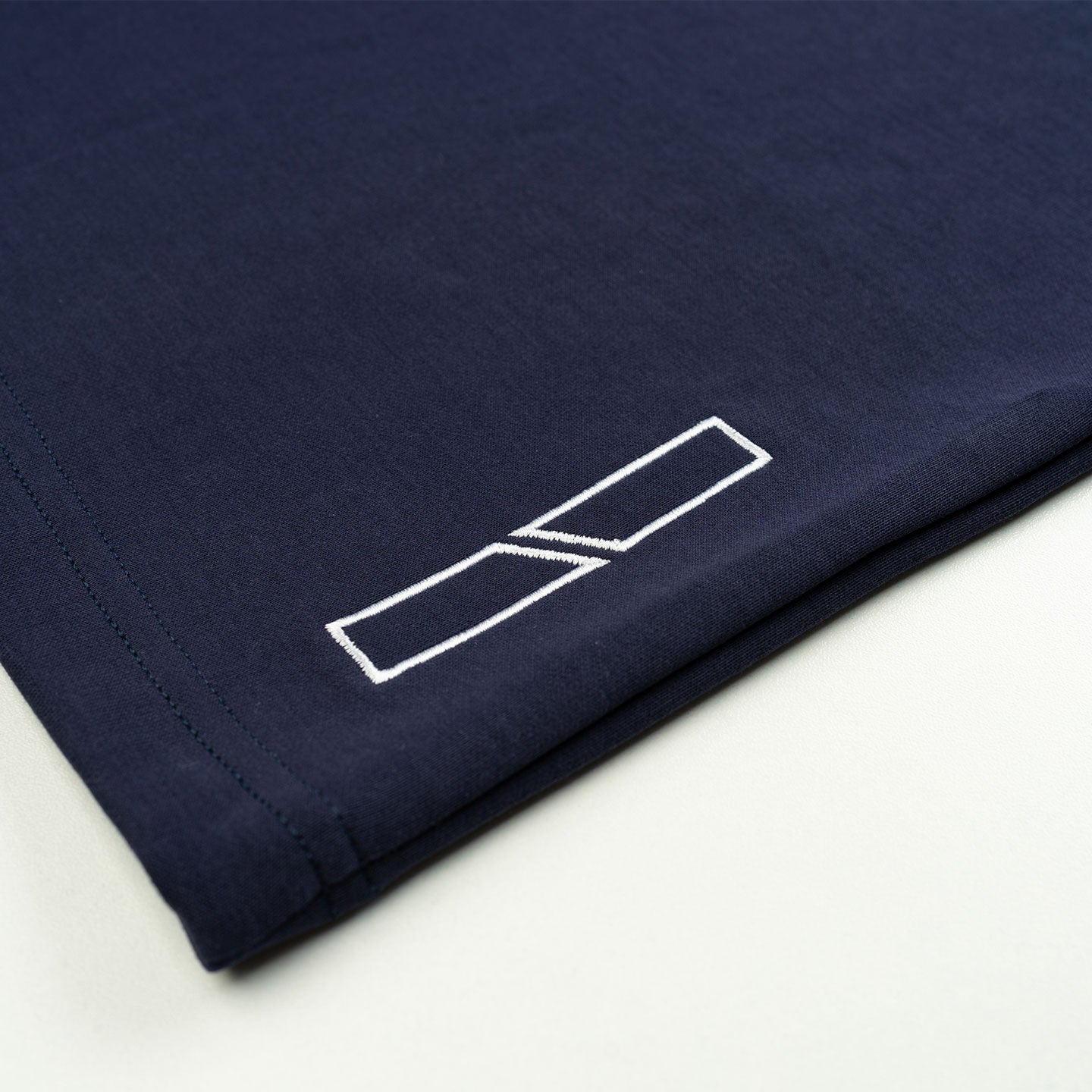 Signature Motif Broad Tee - Navy Blue