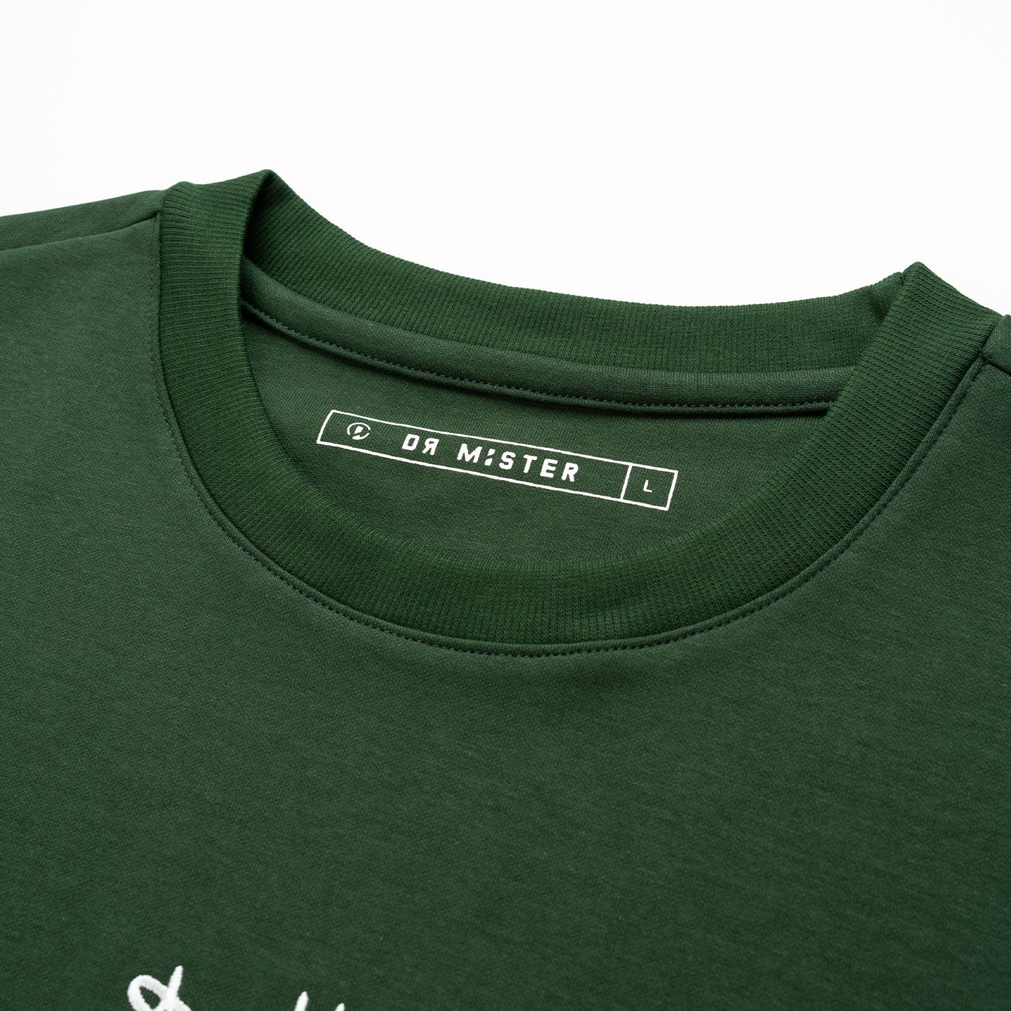 Signature Motif Broad Tee - Sacramento Green