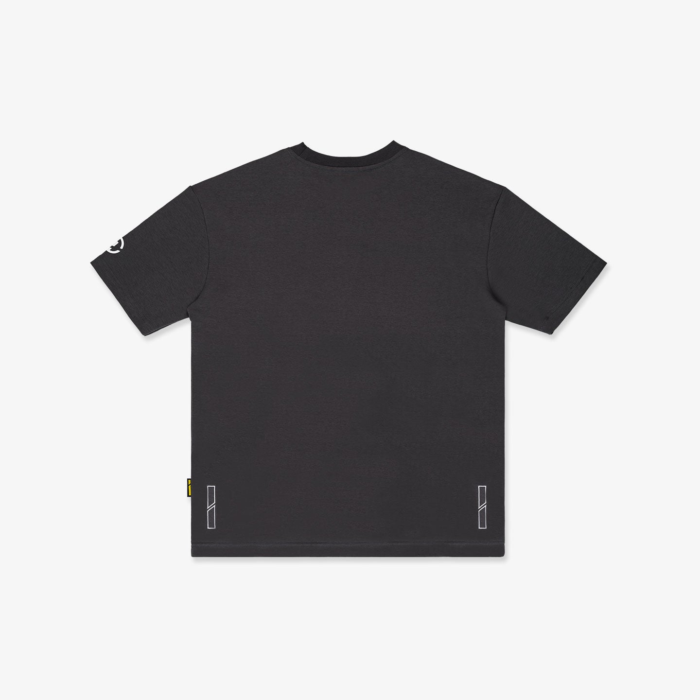 Signature Motif Broad Tee - Cool Grey