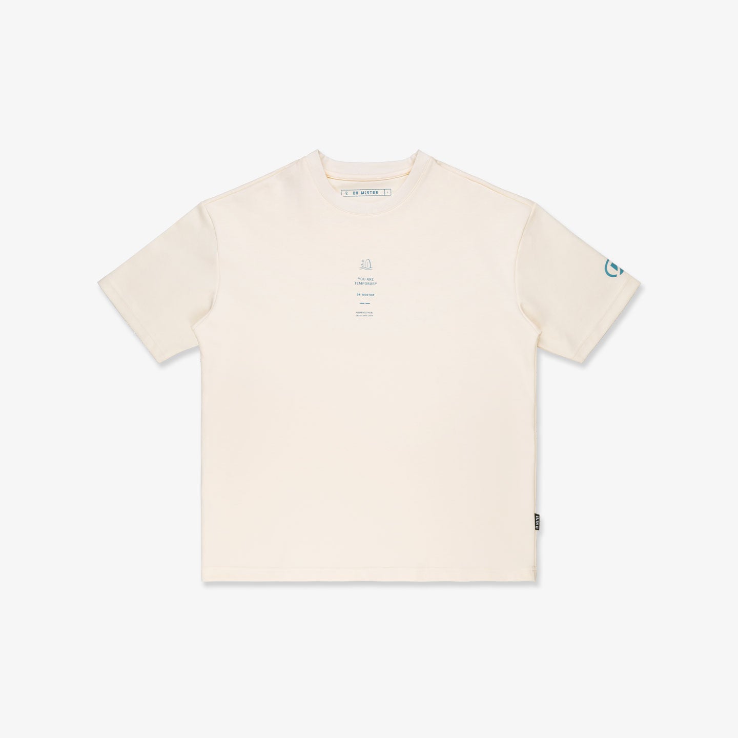 SkullWave Broad Tee - Cream