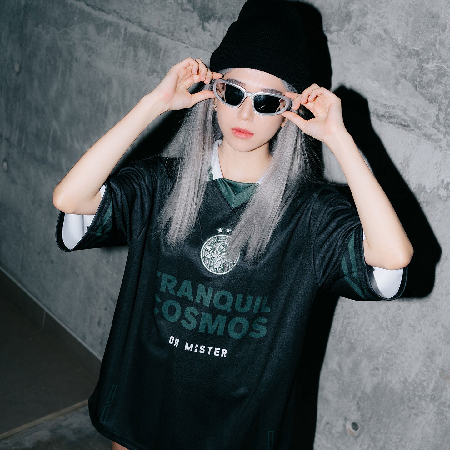 Alien Home Oversized Jersey - Black