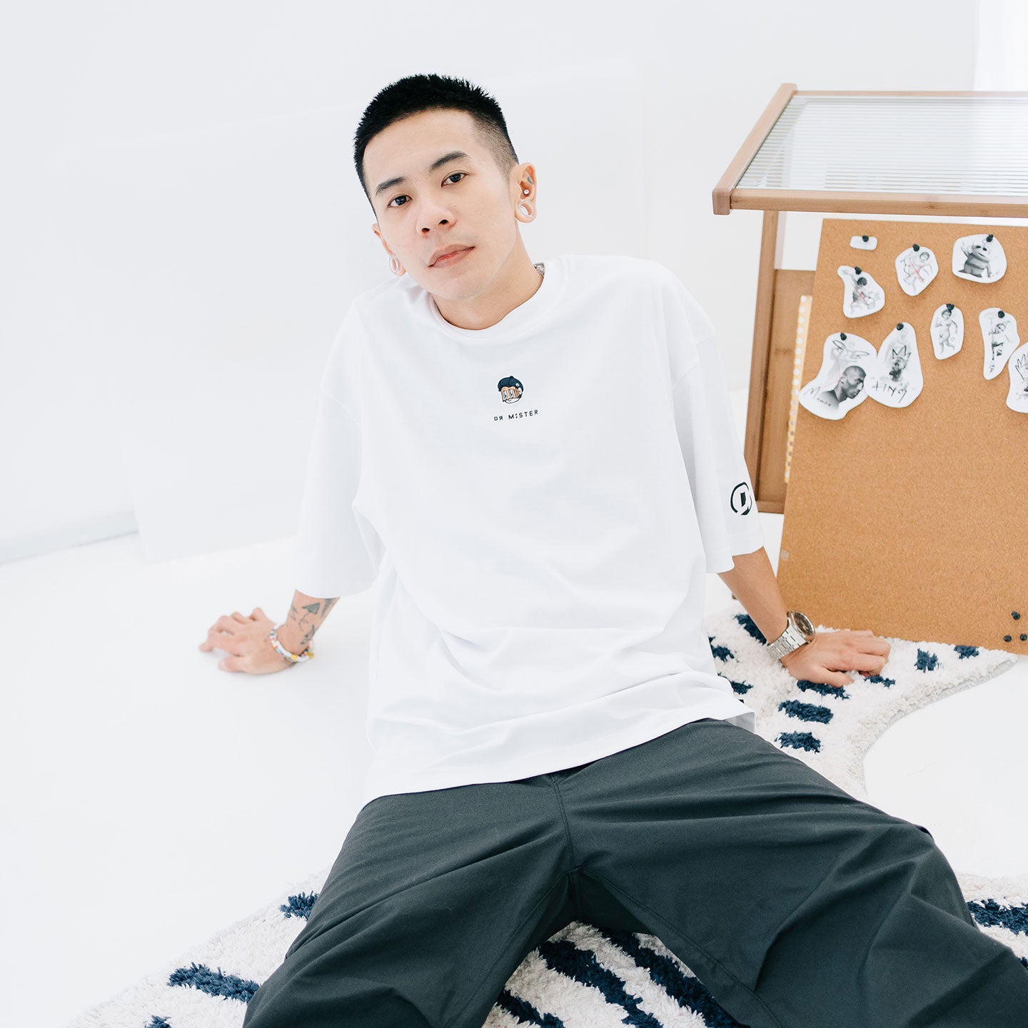 Dawn Oversized Tee - White