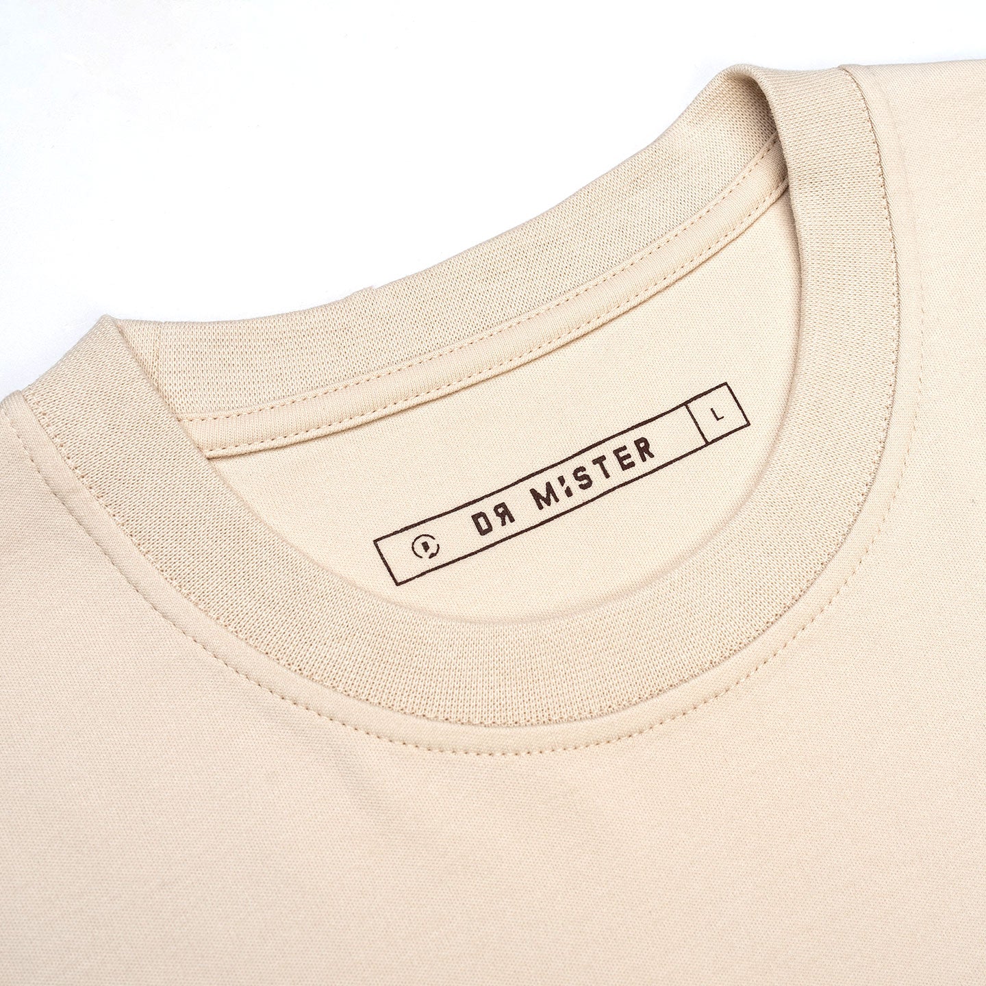 Tyge Dragon Oversized Tee - Beige