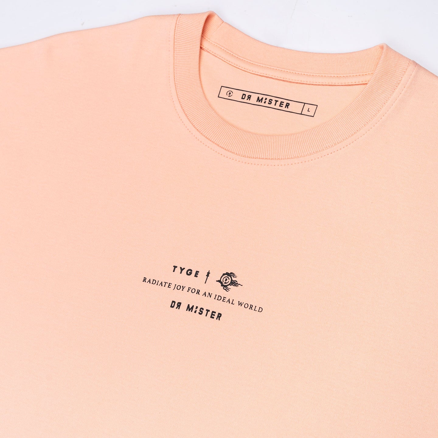 Tyge Dragon Oversized Tee - Salmon Pink (Special Edition)