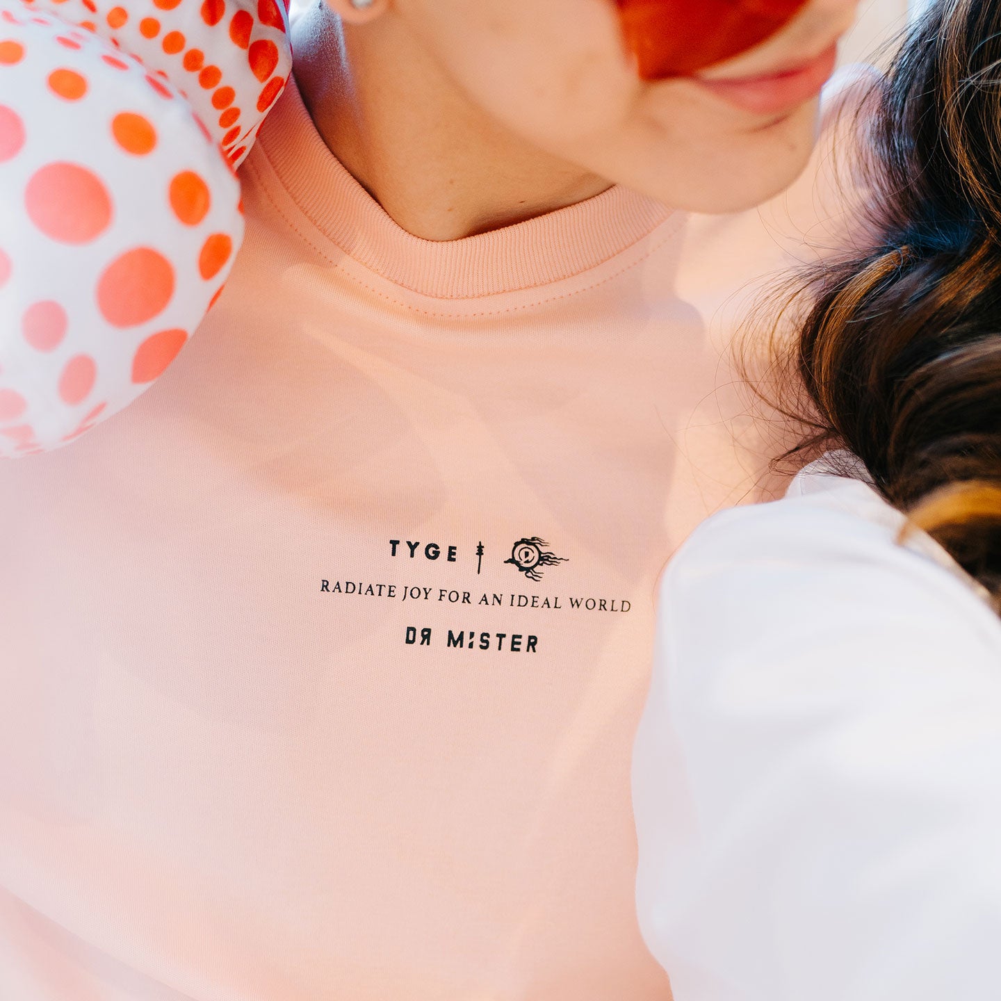 Tyge Dragon Oversized Tee - Salmon Pink (Special Edition)