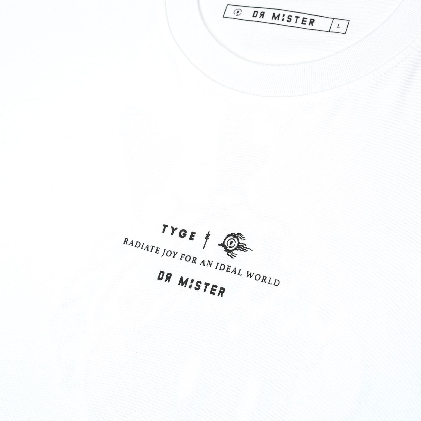 Tyge Dragon Oversized Tee - White