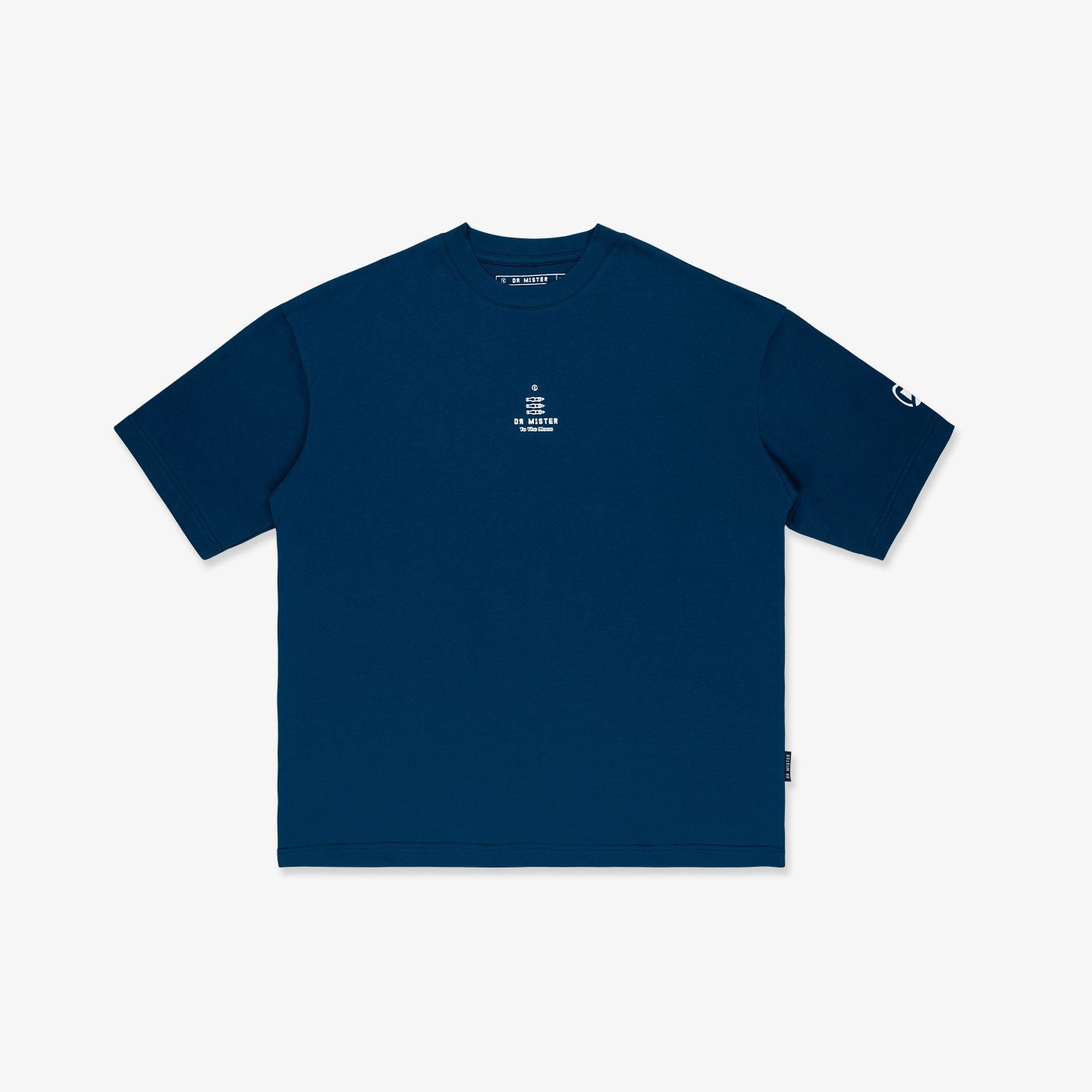 To The Moon Broad Tee - Prussian Blue