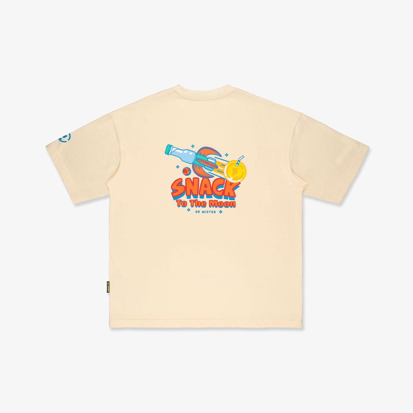 To The Moon Broad Tee - Cream