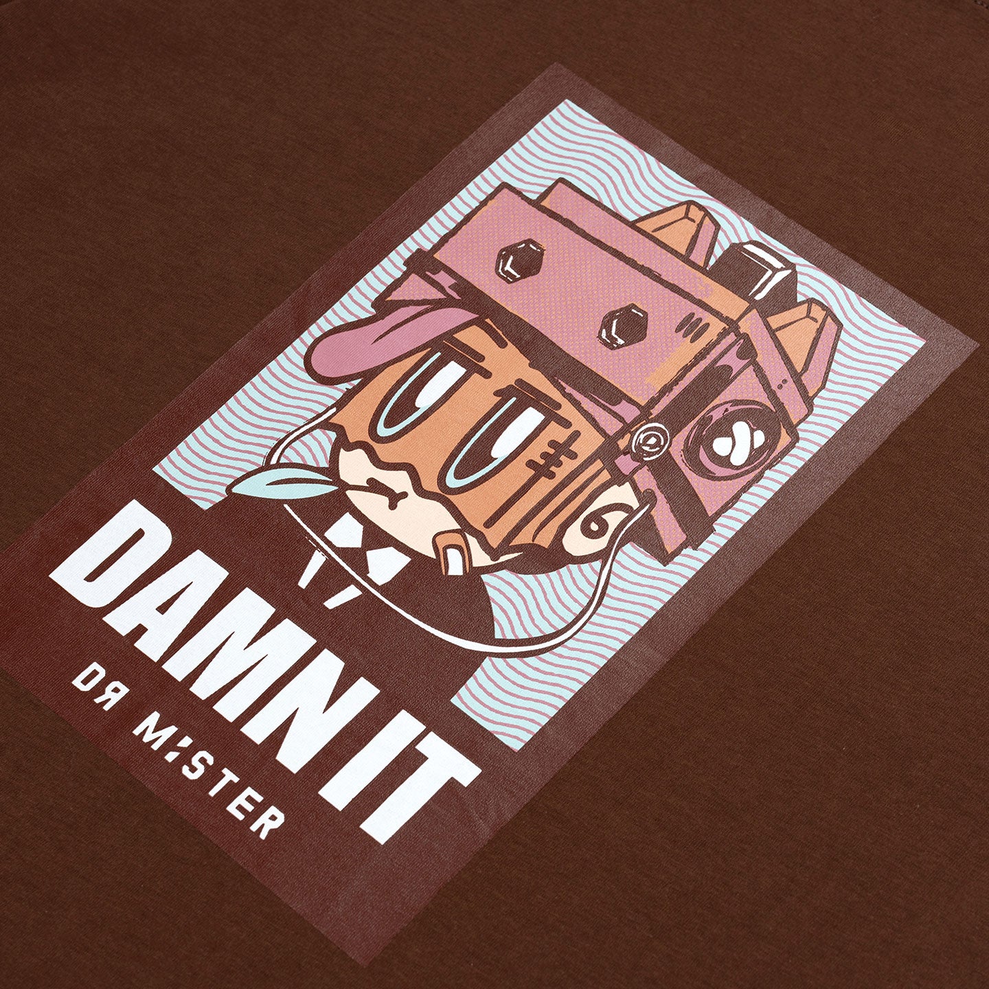 Tough Life Tee- Walnut Brown