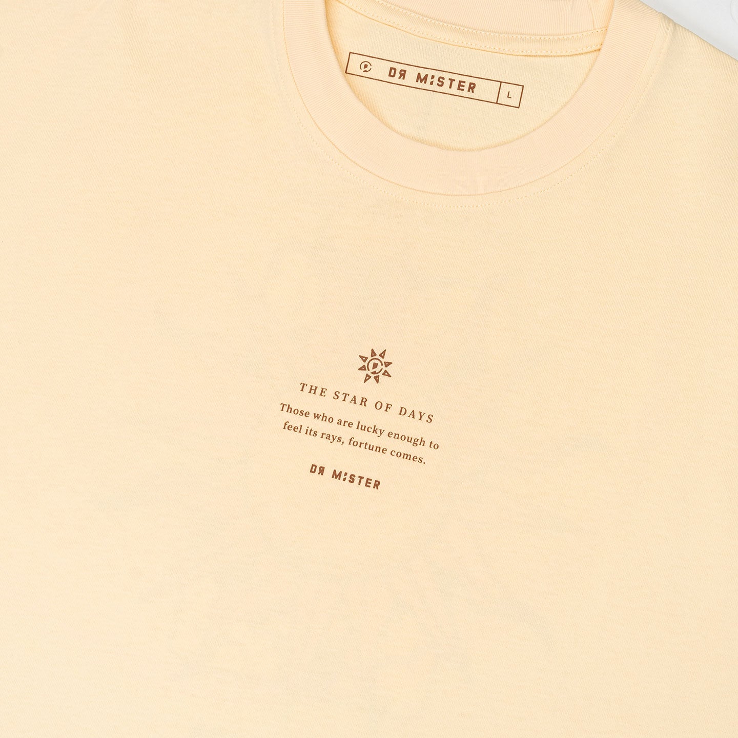 The Sun Broad Tee - Cream Beige