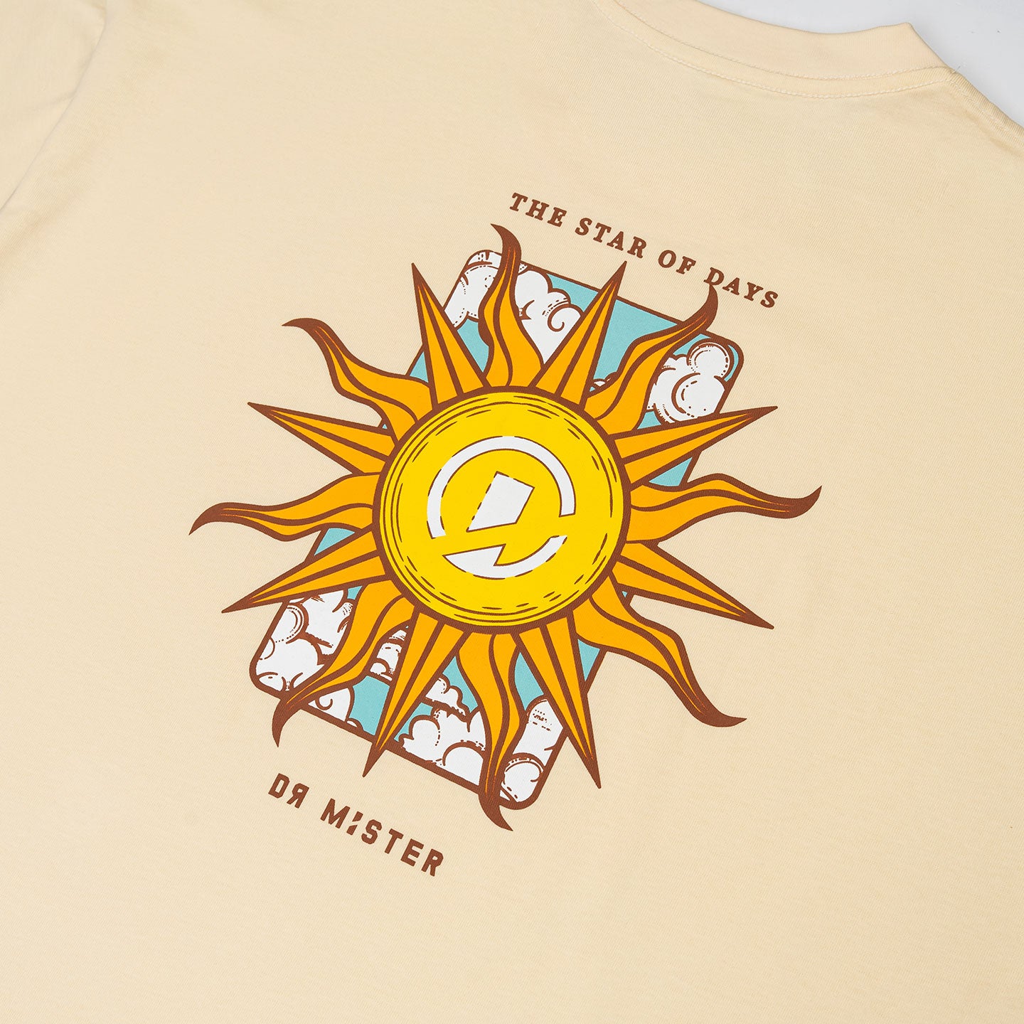 The Sun Broad Tee - Cream Beige