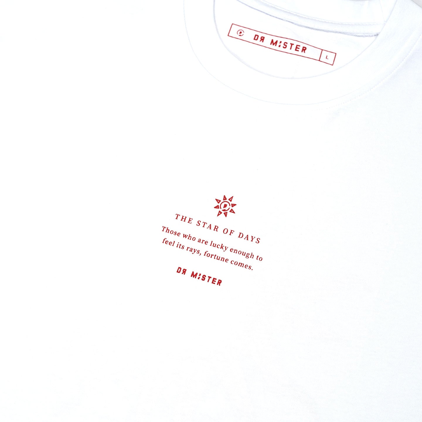 The Sun Broad Tee - White