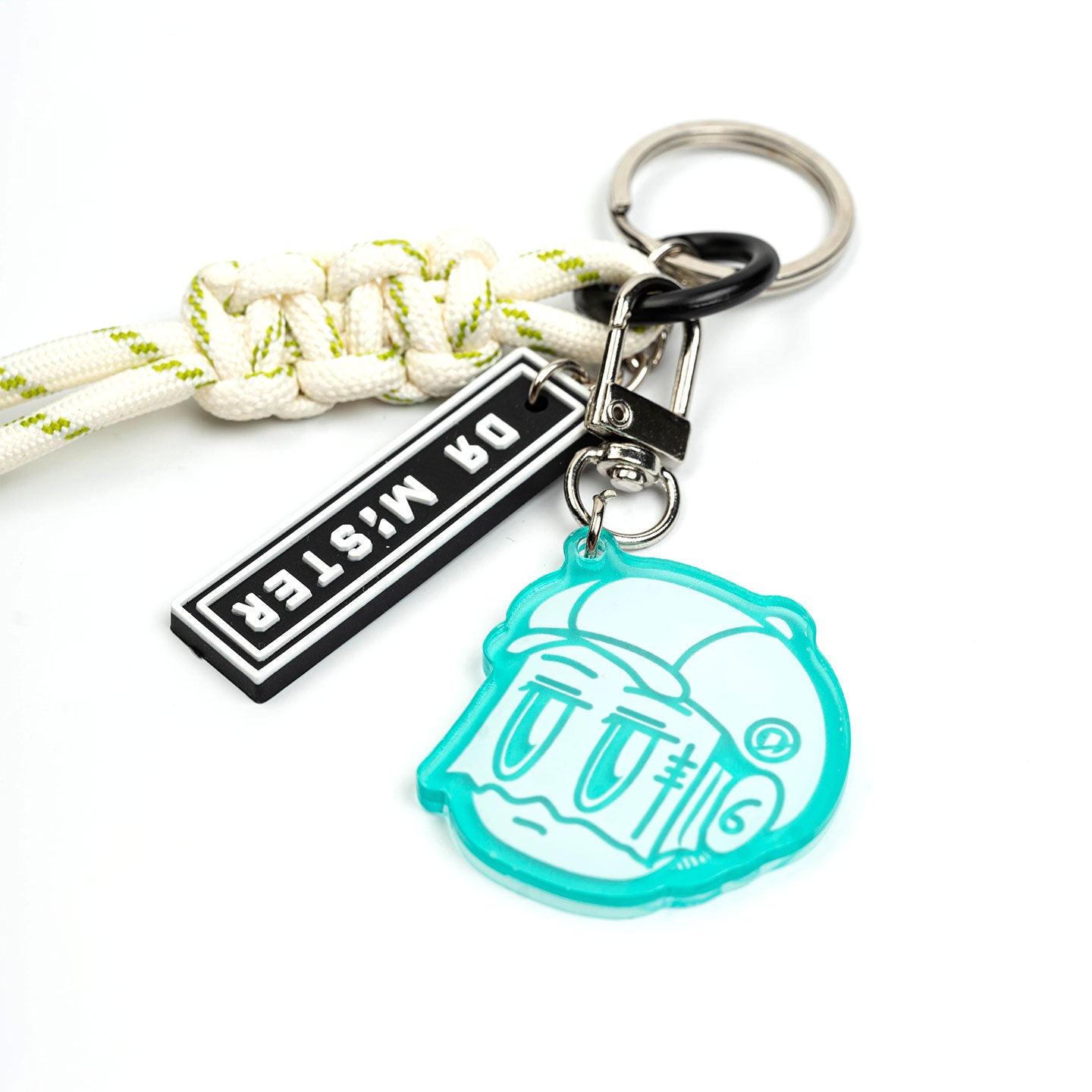 Duo Charms Paracord Keychain