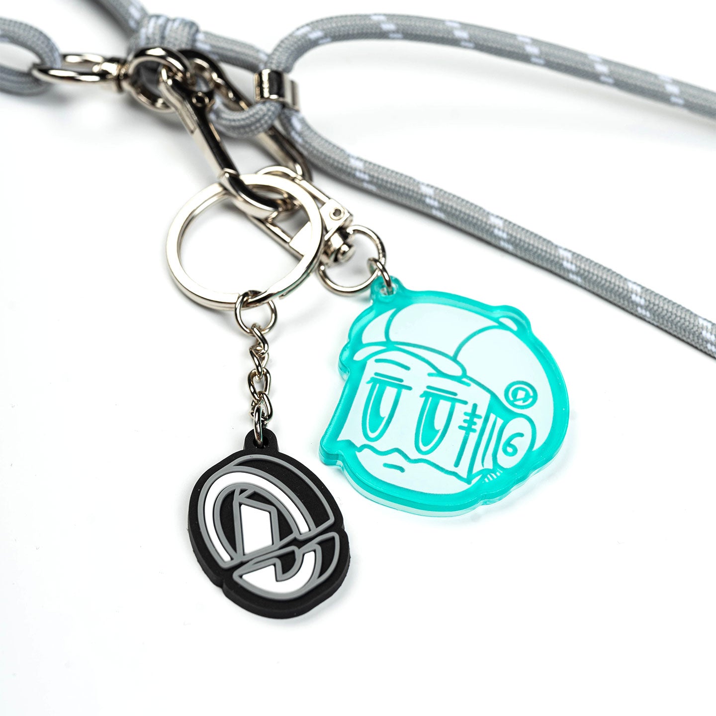 Duo Charms Paracord Keychain