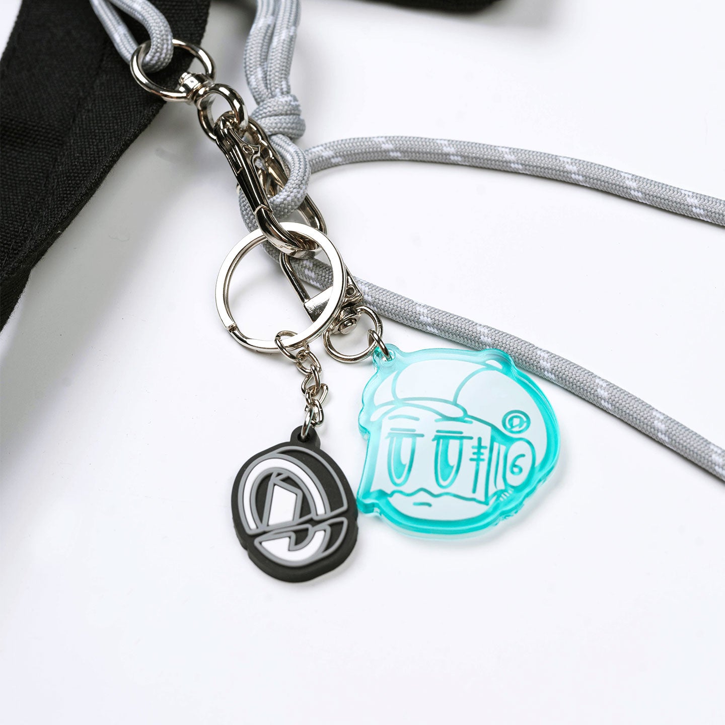Duo Charms Paracord Keychain