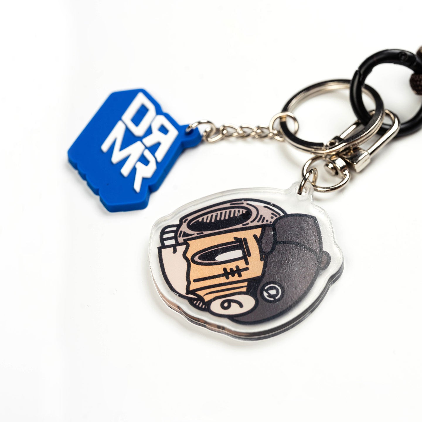Duo Charms Paracord Keychain