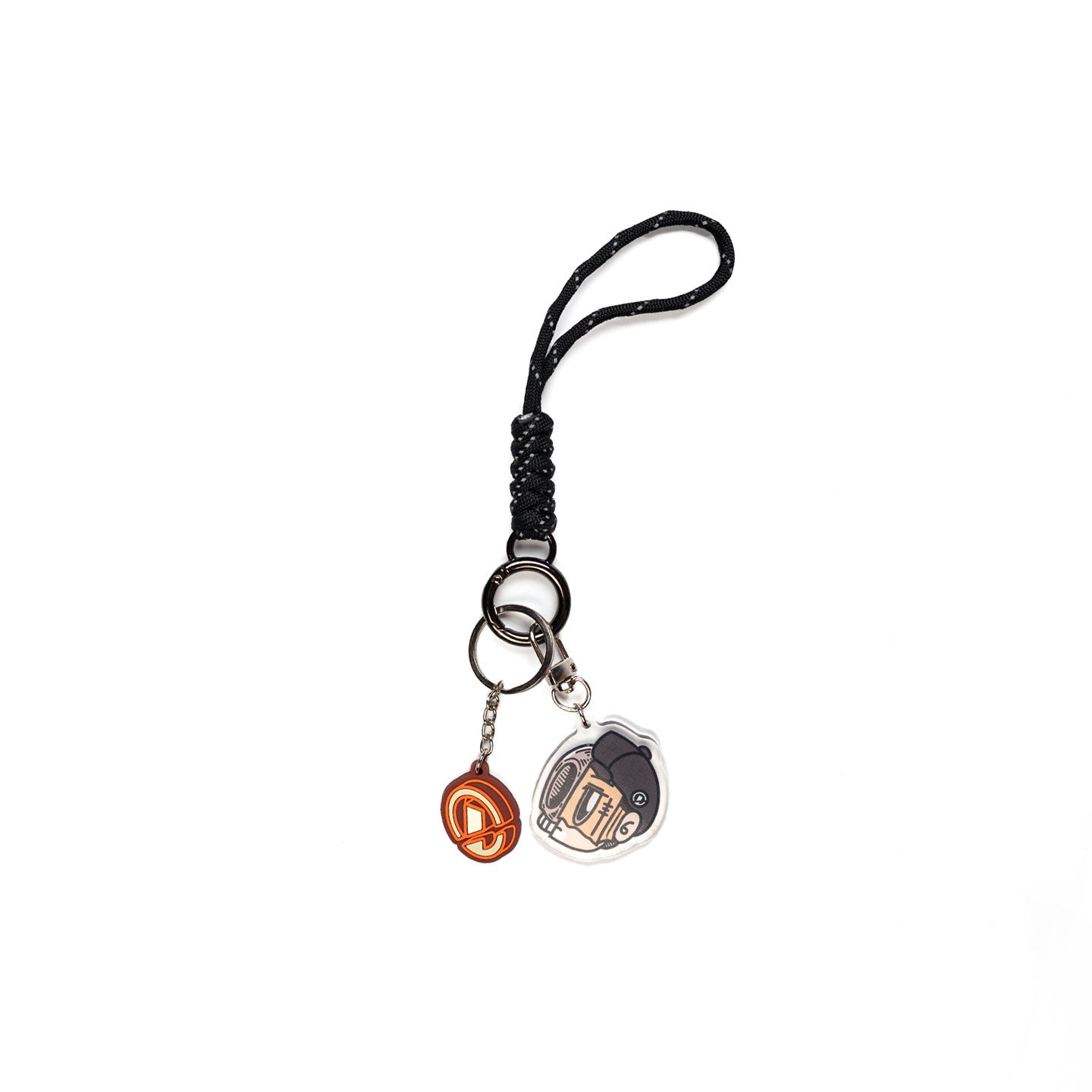 Duo Charms Paracord Keychain
