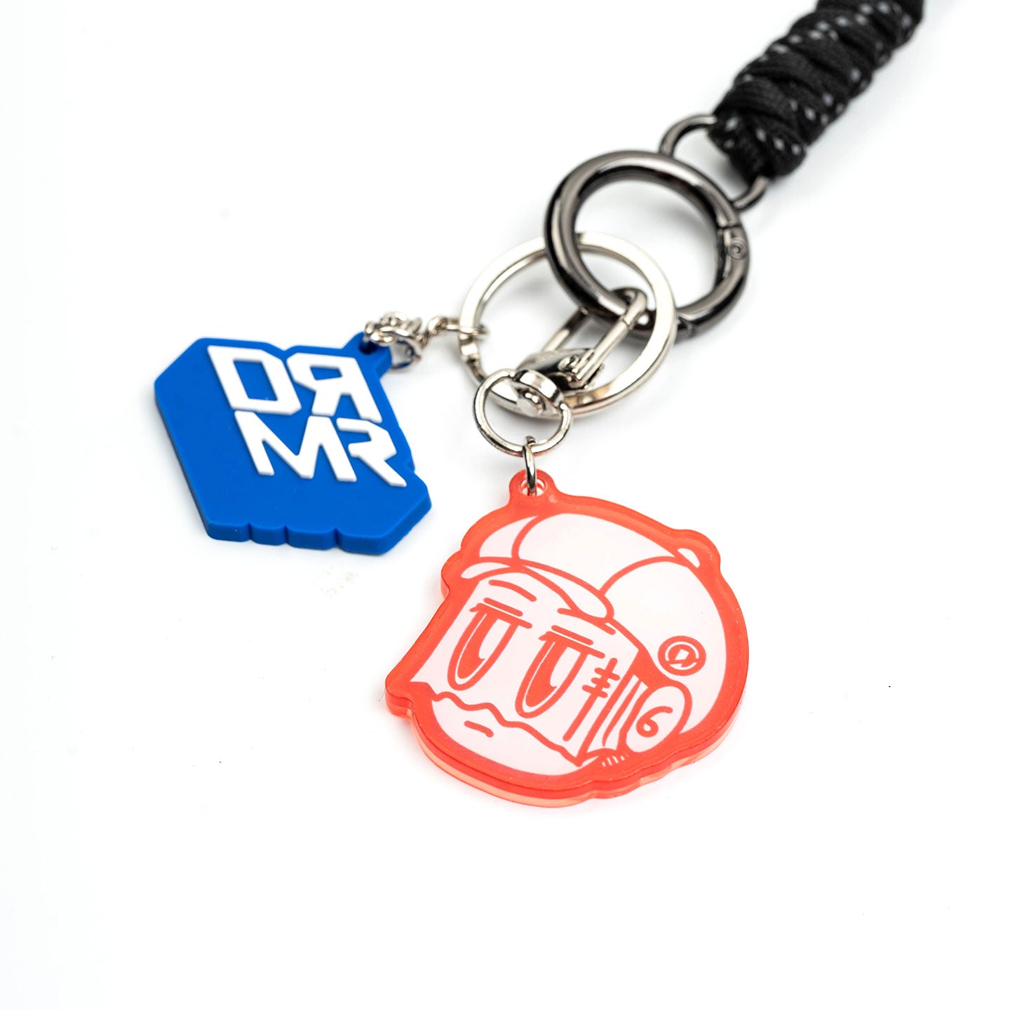 Duo Charms Paracord Keychain