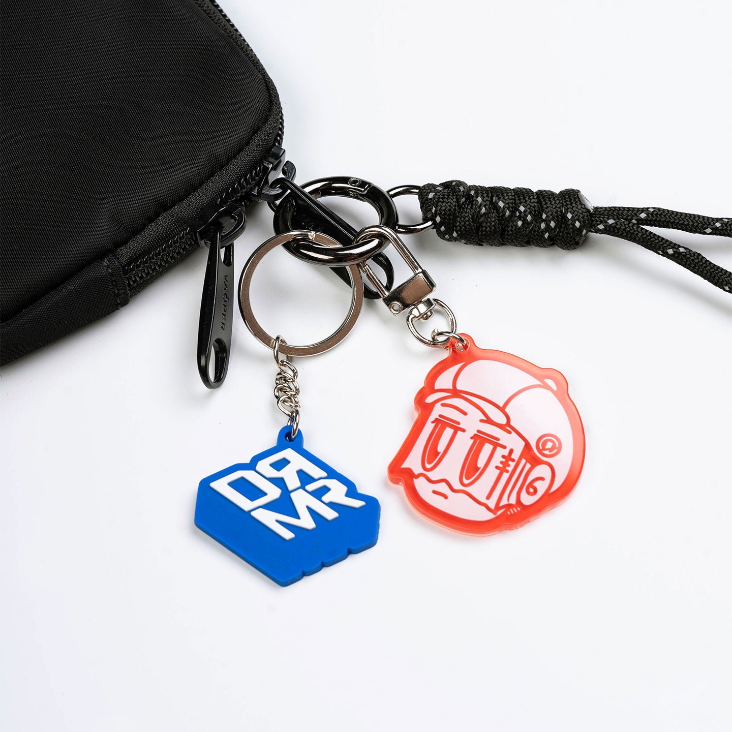 Duo Charms Paracord Keychain