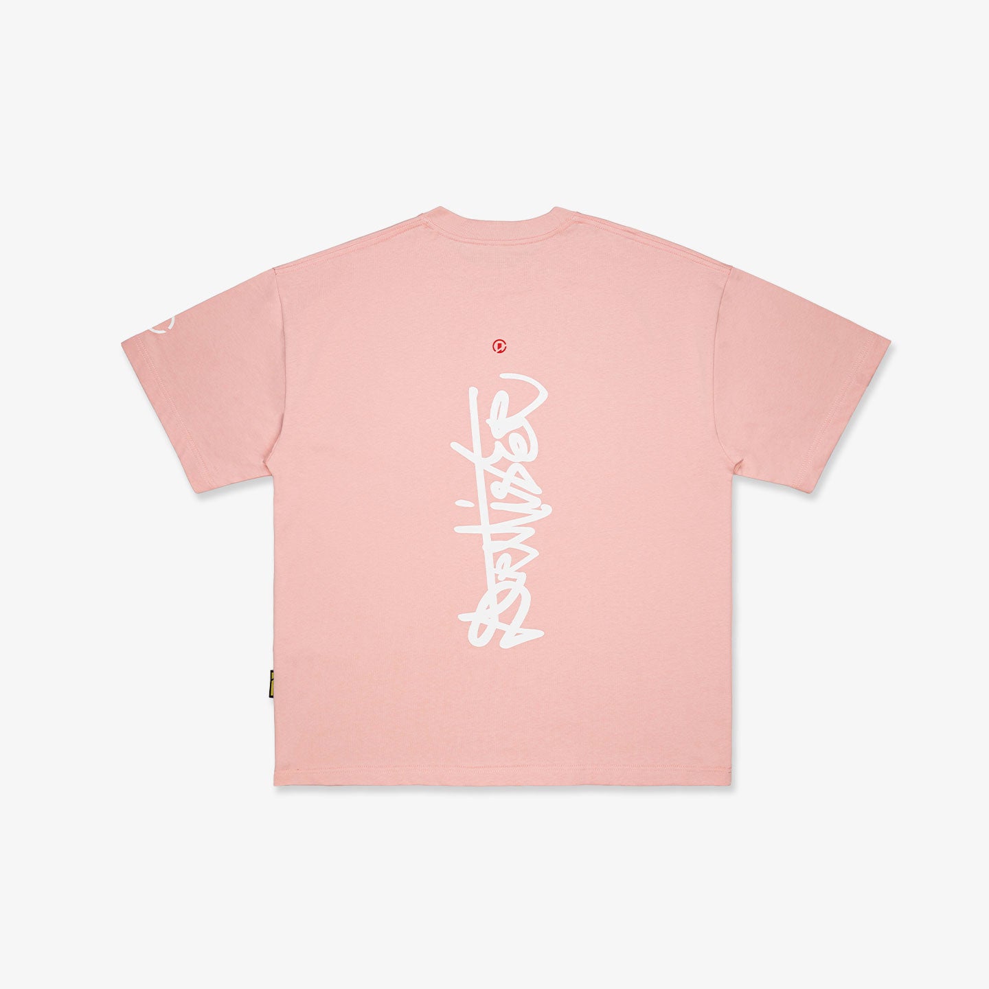 Vertical Signature Logo Tee - Pink