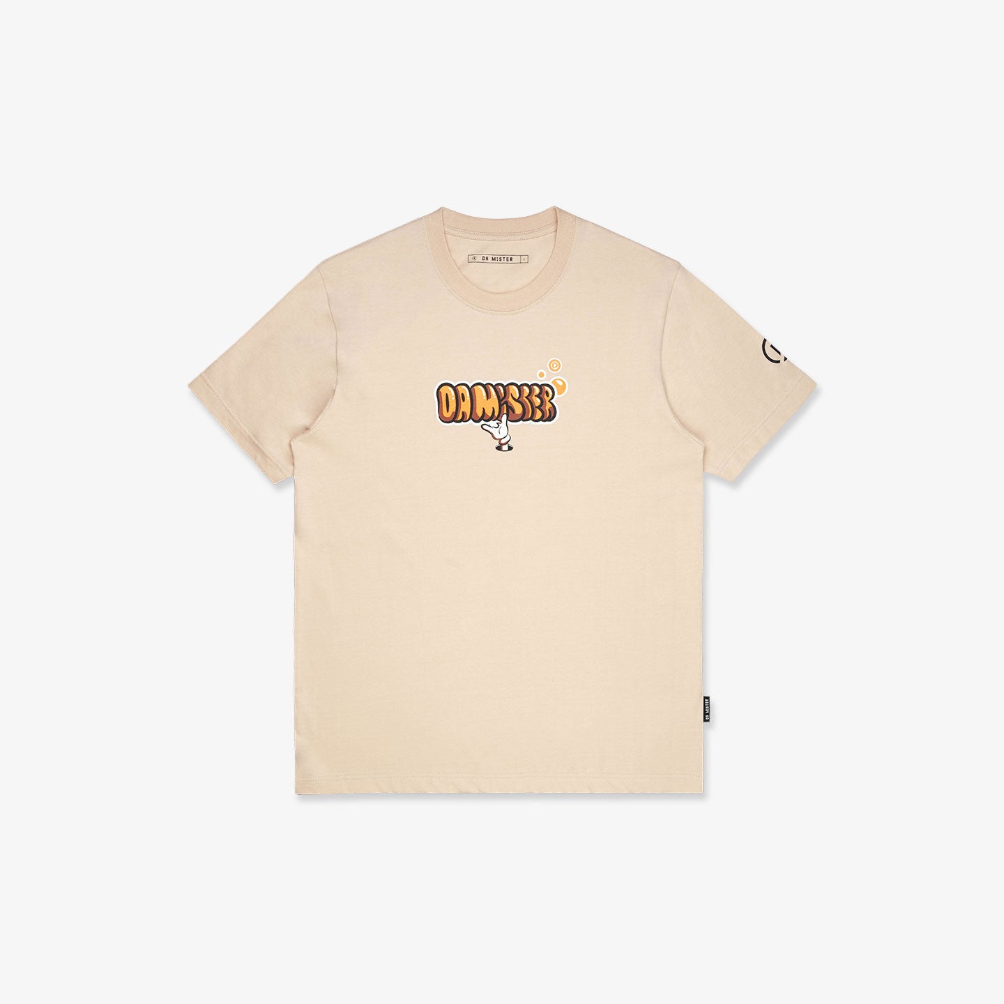Rude Beer Logo Tee - Beige