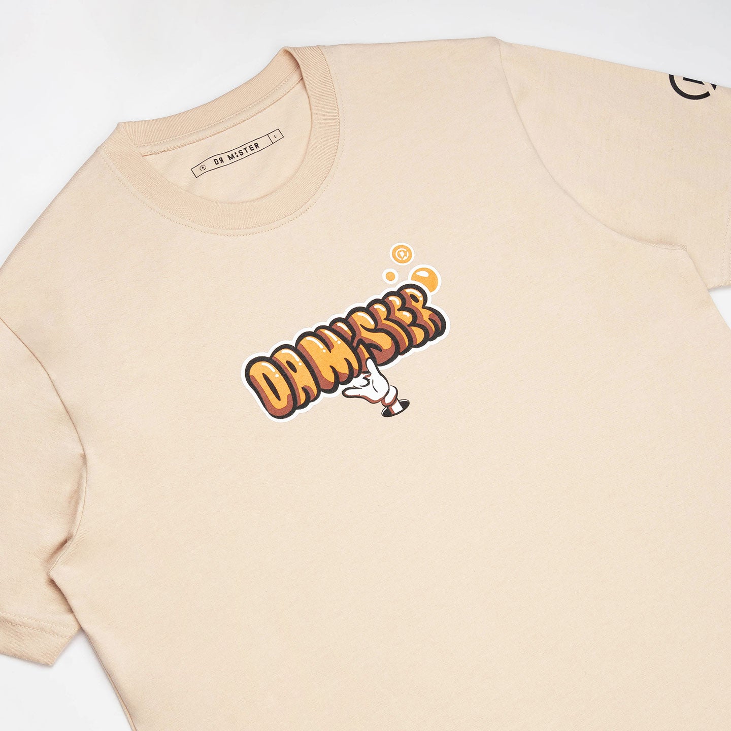 Rude Beer Logo Tee - Beige